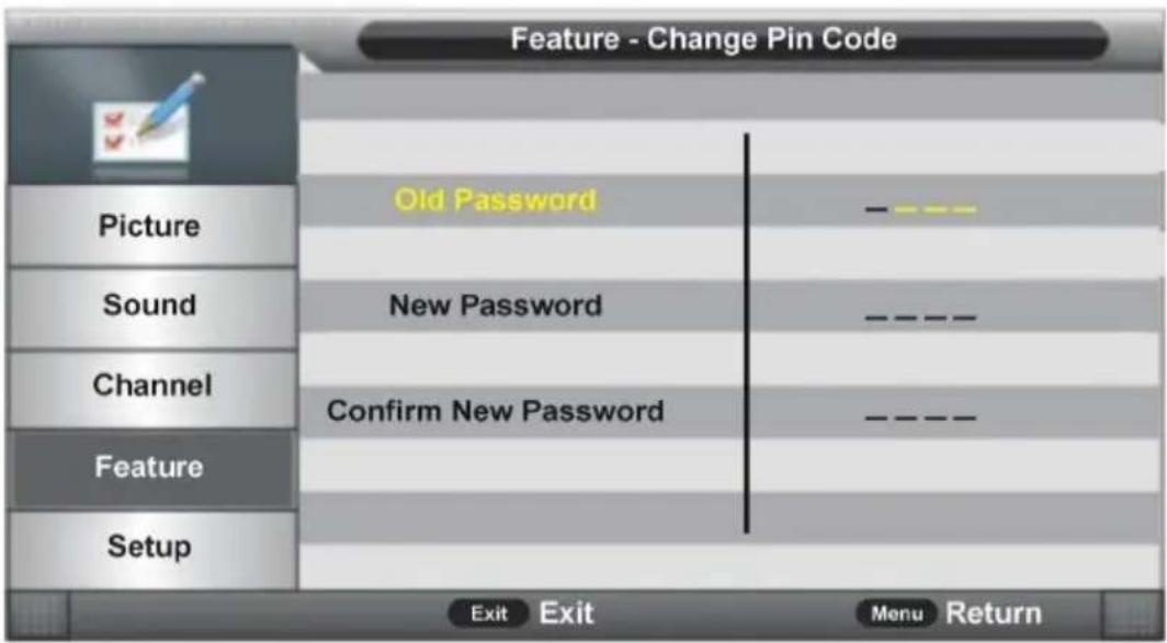 Jay-Tech LED TV JTC 32TT - Change Pin Code (Kennwort ändern) - 1