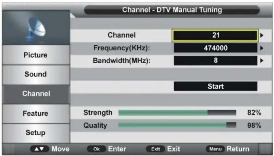 Jay-Tech LED TV JTC 32C FHD - DTV Manual Search (DTV manuelle Suche) - 1