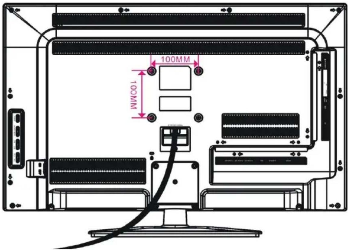Jay-Tech LED TV JTC 32C FHD - WANDMONTAGE - 1