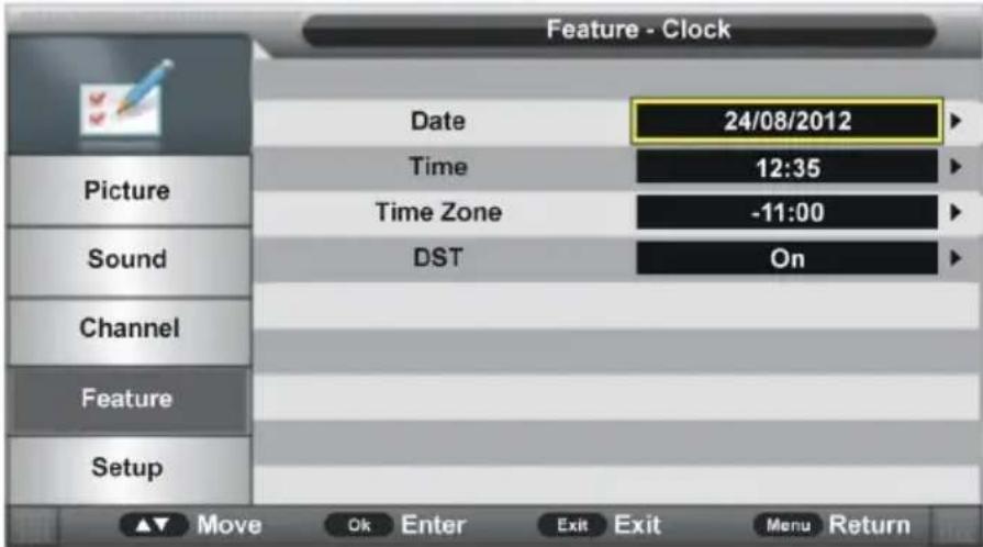 Jay-Tech LED TV JTC 32C FHD - Clock (Uhr) - 1