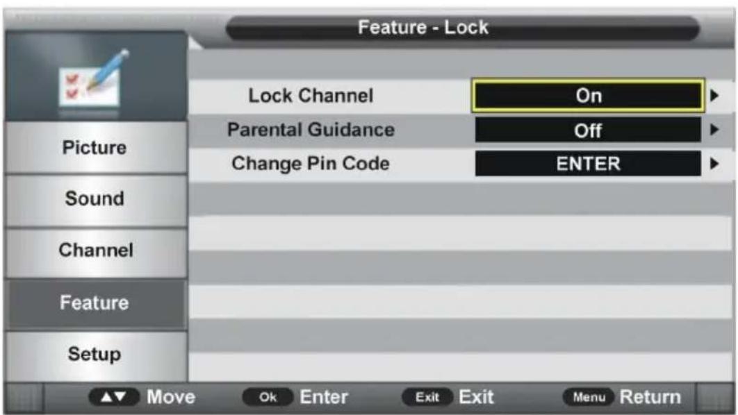 Jay-Tech LED TV JTC23C - Lock (Sperre) - 1