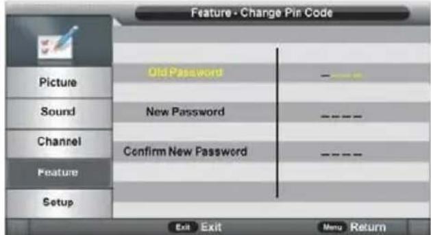 Jay-Tech LED TV JTC21TT - Change PIN Code (Kennwort ändern) - 1