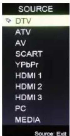 Jay-Tech LED TV JTC 40TT - EINGANGSQUELLE WÄHLEN - 1