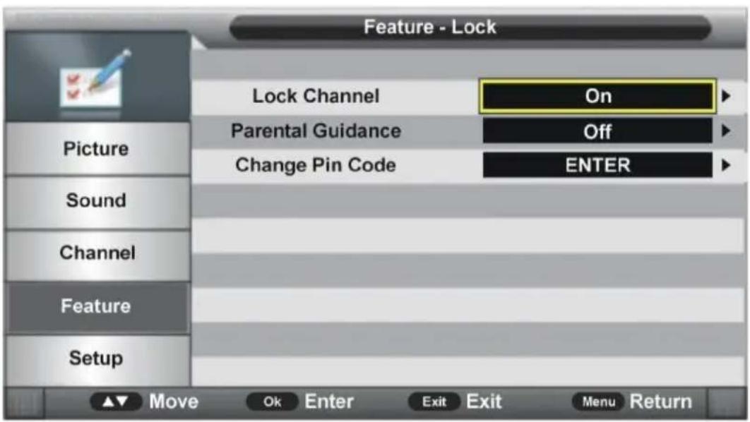 Jay-Tech LED TV JTC 3050TT - Lock (Sperre) - 1