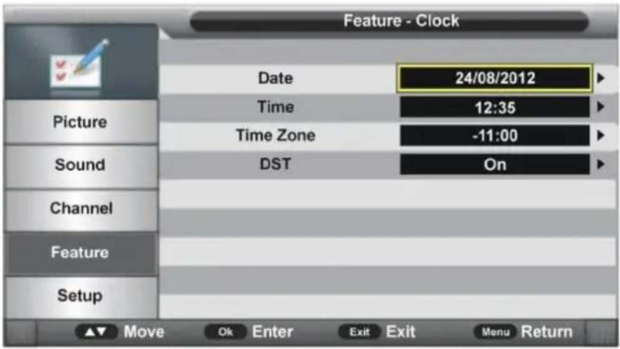 Jay-Tech LED TV JTC 3055TT - Clock (Uhr) - 1