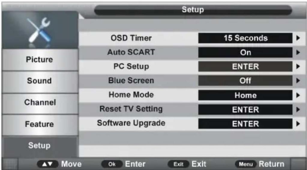Jay-Tech LED TV JTC 3055TT - SETUP (Einrichtung) - 1