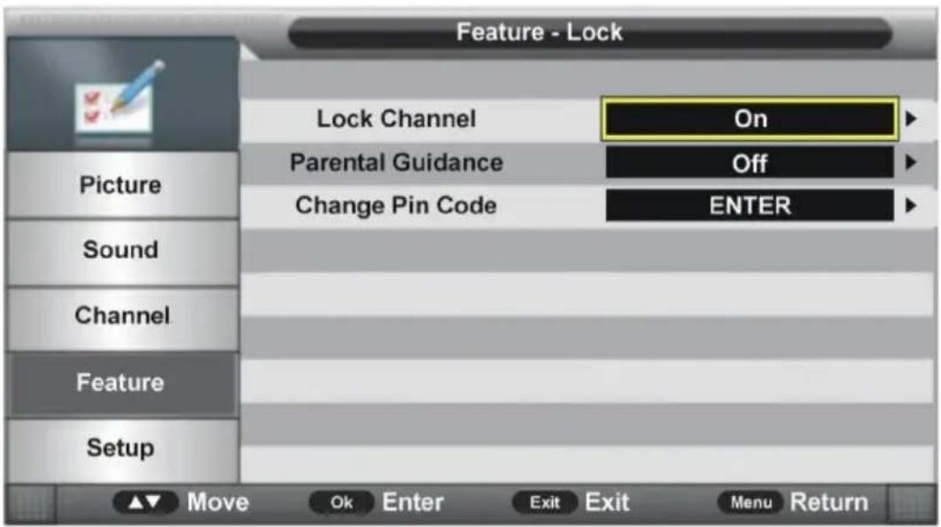 Jay-Tech LED TV JTC 3055TT - Lock (Sperre) - 1