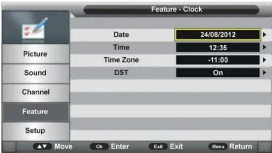 Jay-Tech LED TV JTC 3050C - Clock (Uhr) - 1
