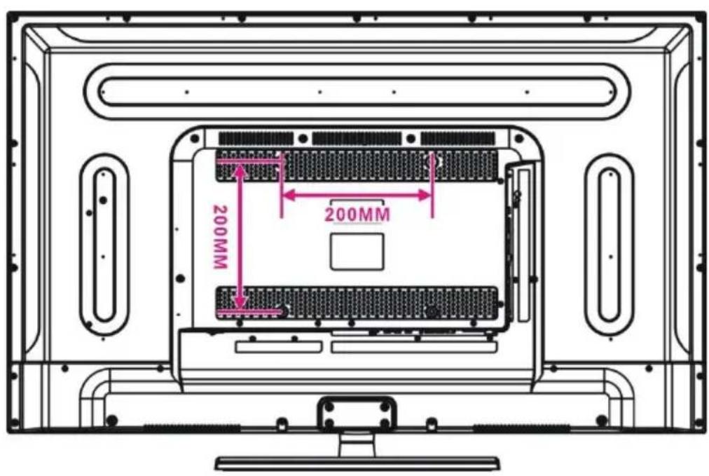 Jay-Tech LED TV JTC 3040C - WANDMONTAGE - 1