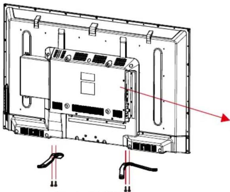 Jay-Tech LED TV JTC 2040D - TV-STÄNDER INSTALLIEREN / ENTFERNEN - 1