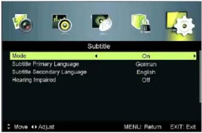 Jay-Tech LED TV JTC 2040D - Subtitle (Untertitel) - 1