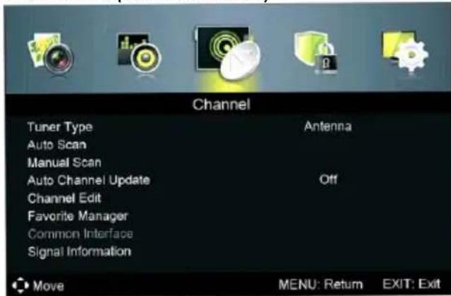 Jay-Tech LED TV JTC 2040D - Channel Edit (Kanal bearbeiten) - 1