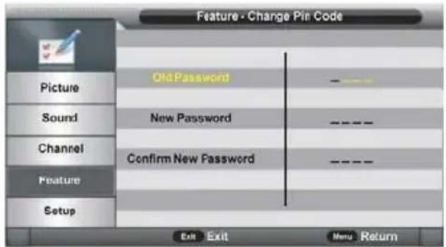 Jay-Tech LED TV JTC 2032D - Change PIN Code (Kennwort ändern) - 1