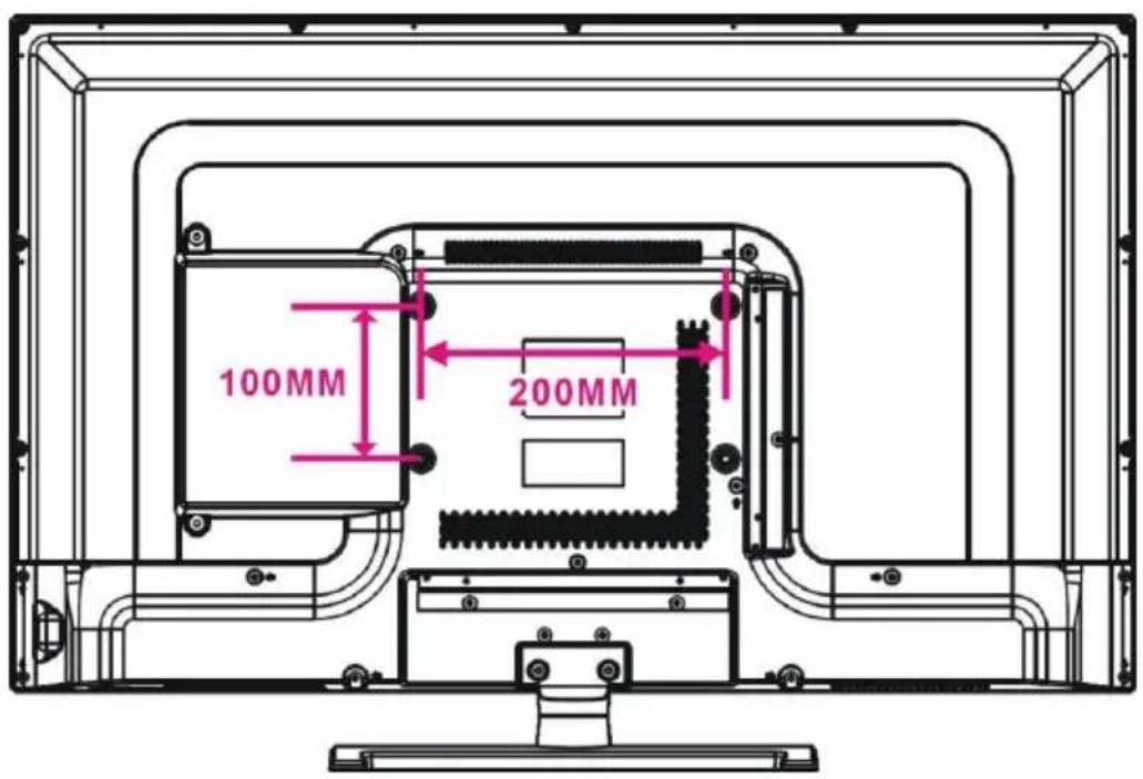 Jay-Tech LED TV JTC 2032D - WANDMONTAGE - 1