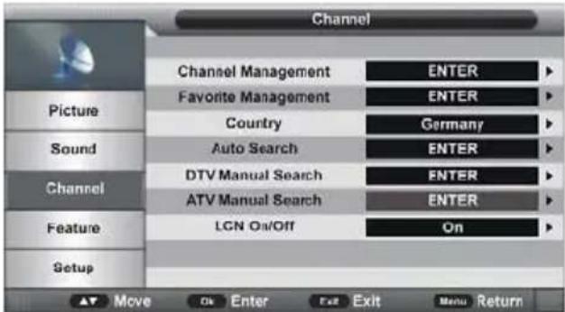 Jay-Tech LED TV JTC 2032D - CHANNEL (Sender) - 1