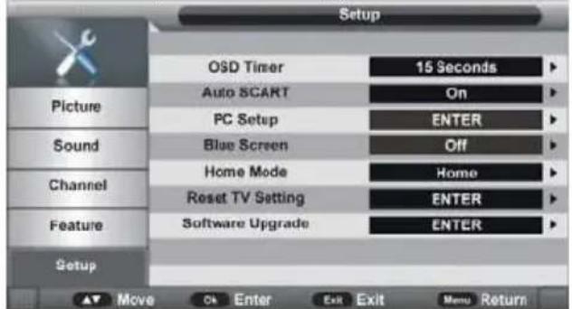 Jay-Tech LED TV JTC 2032D - SETUP (Einrichtung) - 1