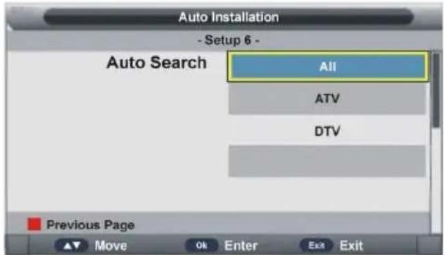 Jay-Tech LED TV JTC 2032TT - Wenn TV Connection (TV-Verbindung) Air (Antenne) oder Cable (Kabel) ist: - 1