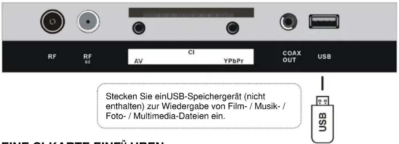 Jay-Tech LED TV JTC 2032TT - ANSCHLIESSEN EINER AUSSENANTENNE AM GERÄ T - 8