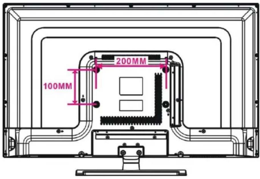 Jay-Tech LED TV JTC 2032C - WANDMONTAGE - 1