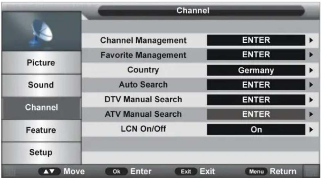 Jay-Tech LED TV JTC 2021D - CHANNEL (Sender) - 1