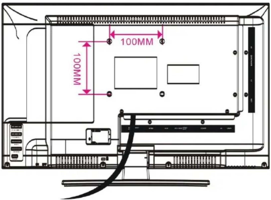 Jay-Tech LED TV822C - WANDMONTAGE - 1