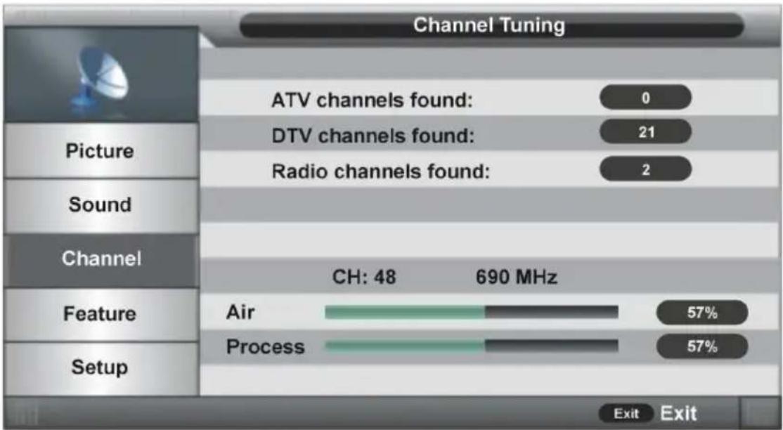 Jay-Tech LED TV822C - Auto Search (Auto-Suche) - 1