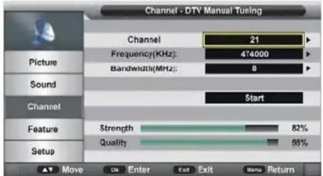 Jay-Tech LED TV JTC 19TT - DTV Manual Search (DTV manuelle Suche) - 1
