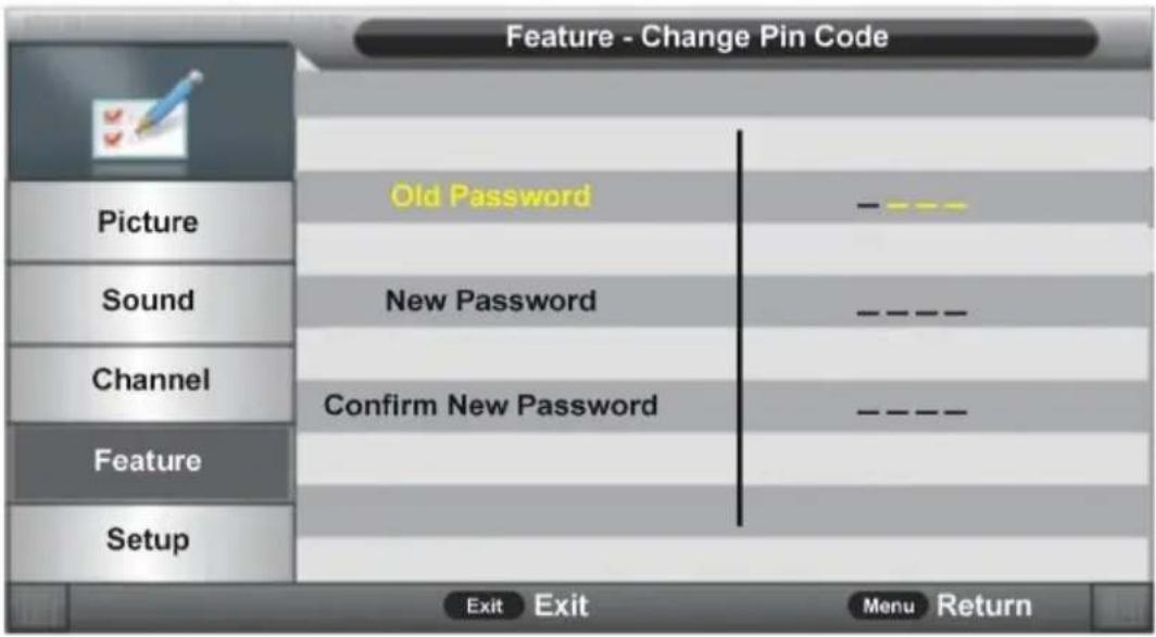 Jay-Tech LED TV 821C - Change Pin Code (Kennwort ändern) - 1