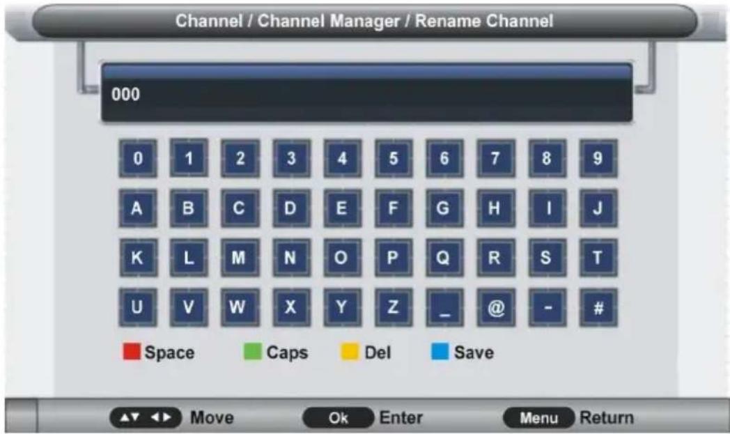 Jay-Tech LED TV 821C - Channel Management (Senderverwaltung) - 2