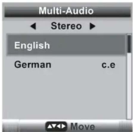 Jay-Tech LED 54 - MULTI-AUDIO-EINSTELLUNG - 1