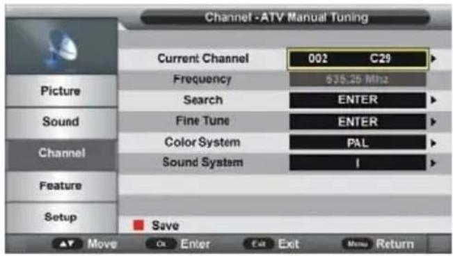 Jay-Tech 4040DTT - ATV MANUAL SEARCH (MANUELLE ATV-SUCHE) - 2
