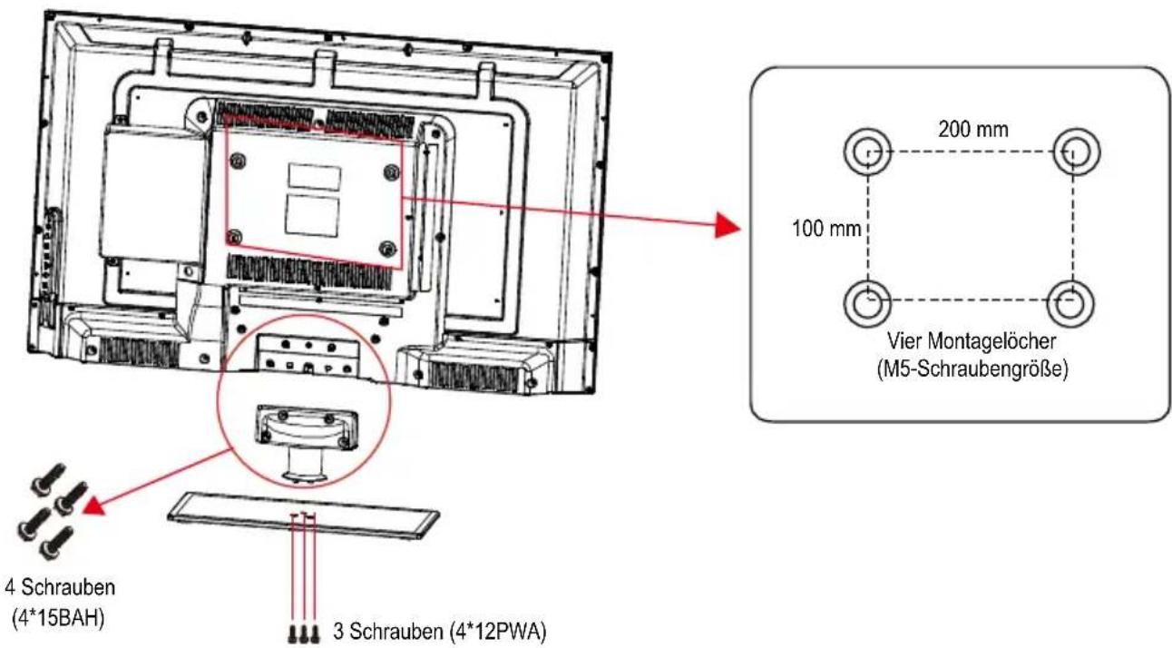 Jay-Tech 4032DTT - TV-STÄNDER INSTALLIEREN / ENTFERNEN - 1