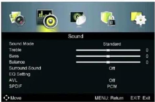 Jay-Tech 4032DTT - MENÜ SOUND (TON) - 1