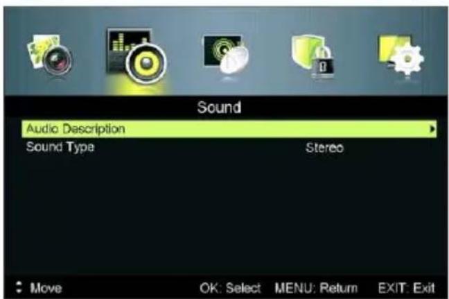 Jay-Tech 4032DTT - MENÜ SOUND (TON) - 3