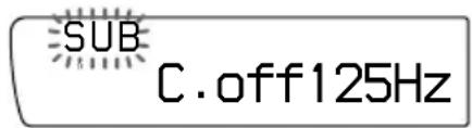 SUB C.off125Hz