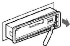 SONY XR-C850RW - Dismounting the unit - 2