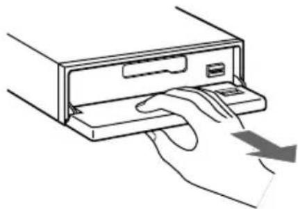 SONY XR-C850RW - Extracción del panel frontal - 1