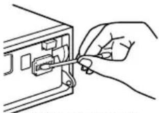 SONY XR-C850RW - Limpieza de los conectores - 1