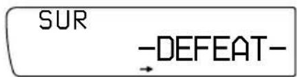 SUR -DEFEAT-