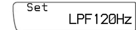 Set LPF120Hz