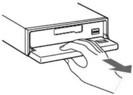 SONY XR-C850RW - Retirar o painel frontal - 1