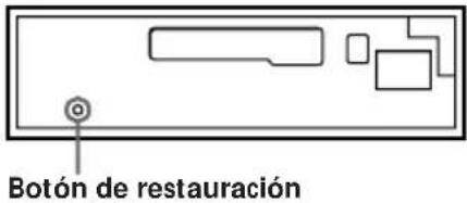Botón de restauración