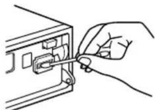 SONY XR-C850RW - Cleaning the connectors - 1