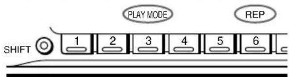 PLAY MODE REP SHIFT 1 2 3 4 5 6