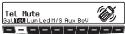 Tel Mute Gal Tel Lum Led M/S Aux BeV