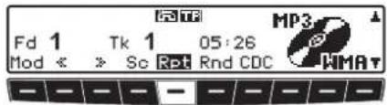 Fd 1 Tk 1 05:26 Mod < > Sc Rpt Rnd CDC MP3 KMAT