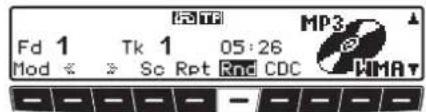 Fd 1 Tk 1 05:26 Mod ≈ Sc Rpt Rnd CDC MP3 KMA
