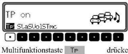 TP on TP StaSVolSTmc Multifunktionstaste TP drücke