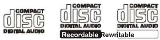 COMPACT disc DIGITAL AUDIO COMPACT disc DIGITAL AUDIO Recordable Rewritable COMPACT disc DIGITAL AUDIO
