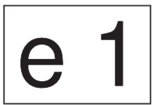 e 1